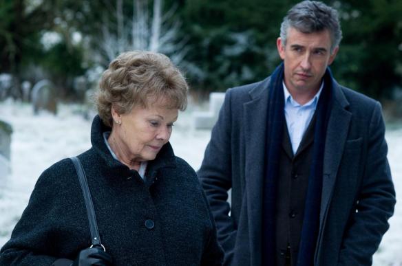 Judi Dench tries to break Steve Coogan's delusion gently that he would have made a great James Bond.